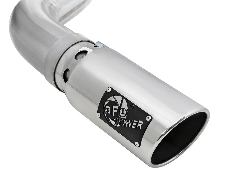 aFe Atlas 4in Aluminized Steel DPF-Back Exh 18-19 Ford F-150 - 49-03106-P