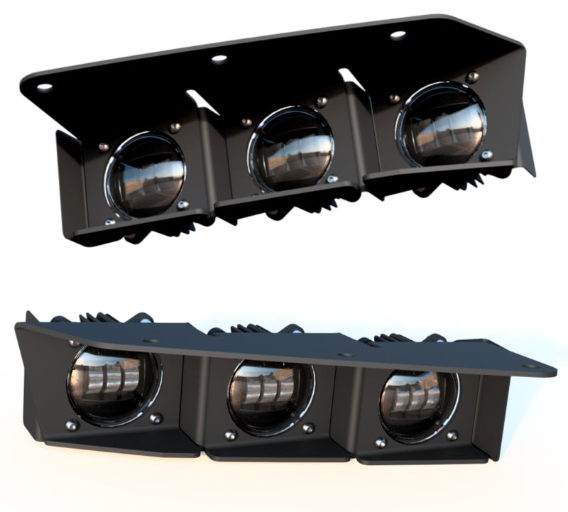 ORACLE Lighting 21-22 Ford Bronco Triple LED Fog Light Kit - 5890-006