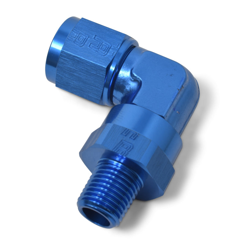 Russell Performance -8 AN 90 Degree Female to Male 1/4in - 614008