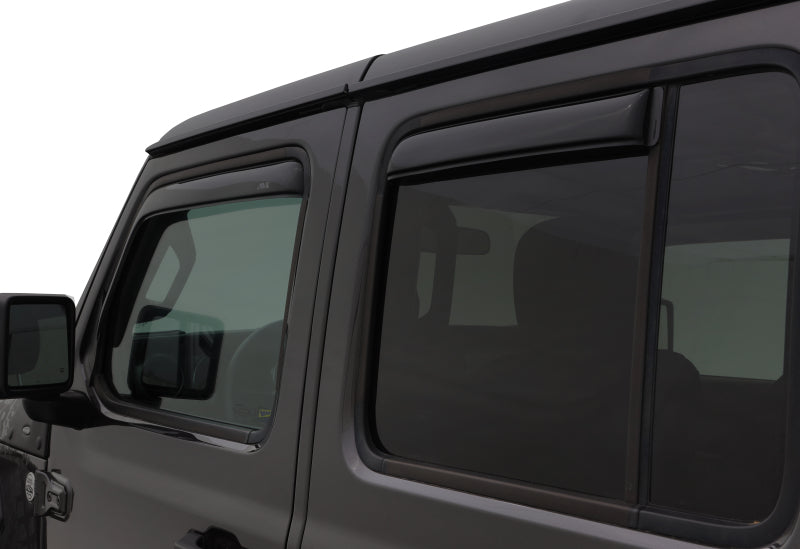 AVS 2018 Jeep Wrangler Unlimited (4-Door) Ventvisor In-Channel Window Deflectors - 194811