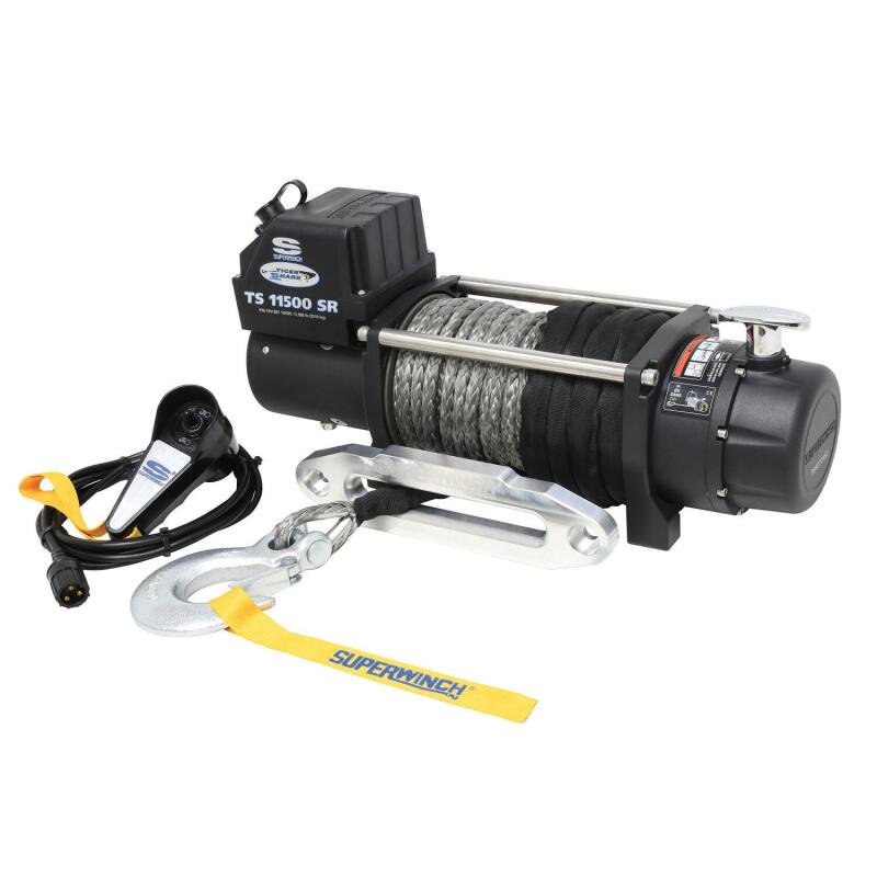 Superwinch 11500 LBS 12V DC 3/8in x 80ft Synthetic Rope - 1511201