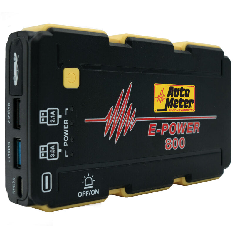 Autometer Jump Starter 12V Emergency Battery Pack 800A Peak/2220 MAH - EP-800