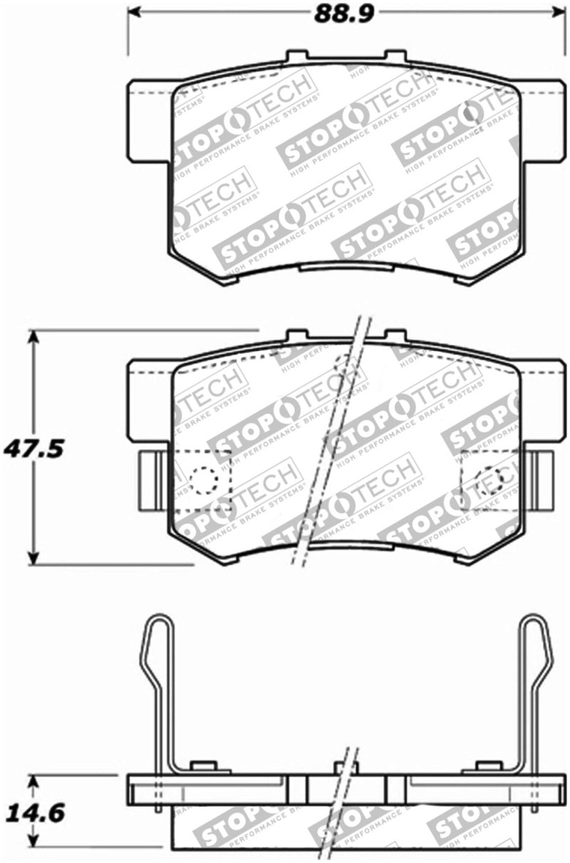 StopTech Performance 00-09 Honda S2000 / 92-07 Accord / 04-10 - 309.05370