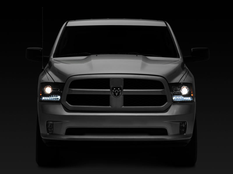 Raxiom 09-18 Dodge RAM 1500 LED Halo Headlights w/Switchback Turn - R111518