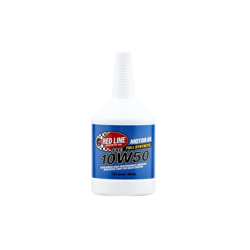 Red Line 10W50 Motor Oil - Quart - 11204 - 12/pkg