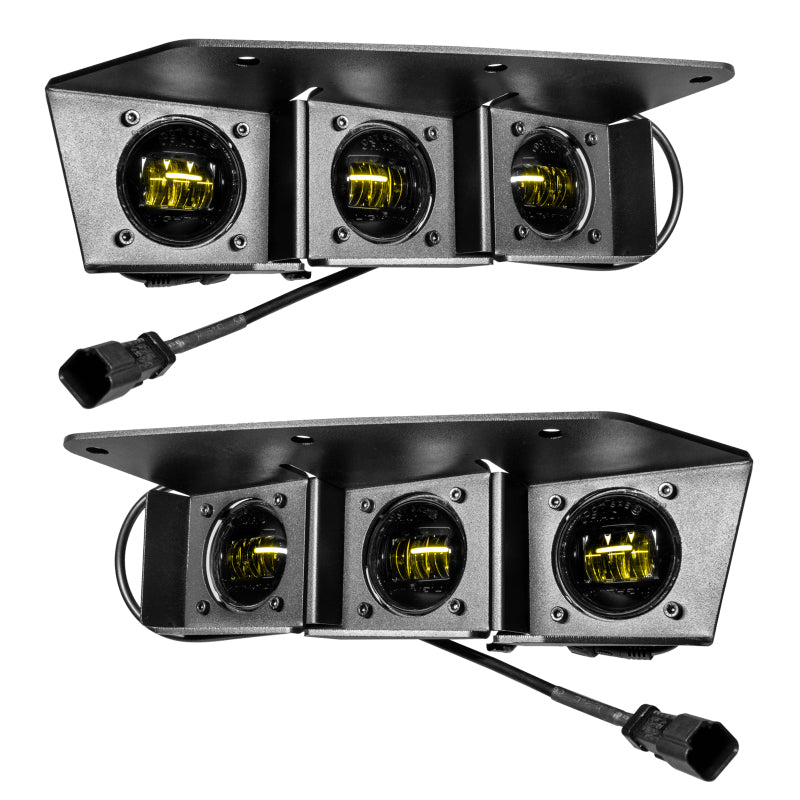 ORACLE Lighting 21-22 Ford Bronco Triple LED Fog Light Kit - 5890-006