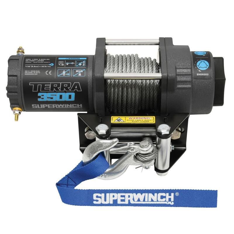 Superwinch 3500 LBS 12V DC 7/32 in x 32 ft - 1135260