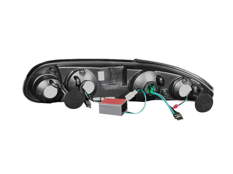 ANZO 1993-2002 Chevrolet Camaro LED Taillights Black - 321133