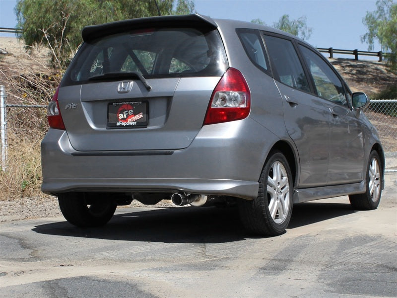 aFe POWER 07-08 Honda Fit L4-1.5L 2in. 304 SS Axle-Back - 49-36611