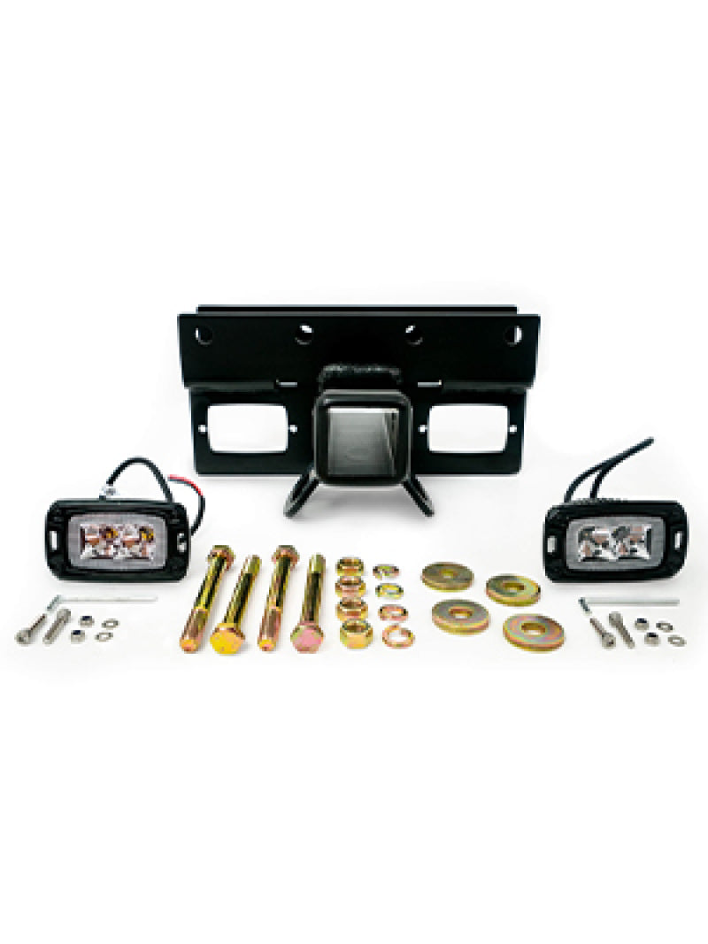 DV8 Offroad 07-21 Jeep Wrangler (JK/JL) Bolt-On Hitch w/ Lights - AHJP-01