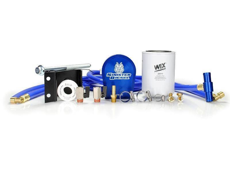 Sinister Diesel 03-07 Dodge 5.9L Cummins Coolant Filtration System w/ - SD-COOLFIL-5.9-03-W