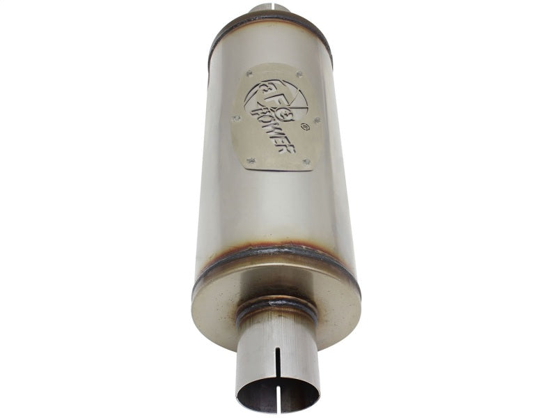 aFe MACH Force-Xp 409 SS Muffler 2-1/2in Center/Center 14in L - 49M00007