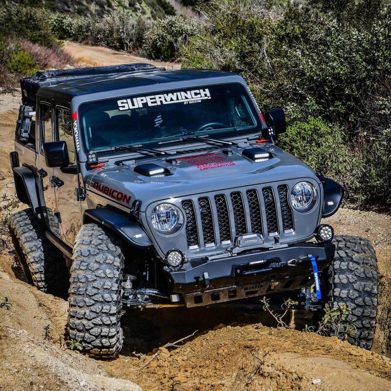 Westin 18-20 Jeep Wrangler JL 2dr LED Hood Scoops - - 62-41115