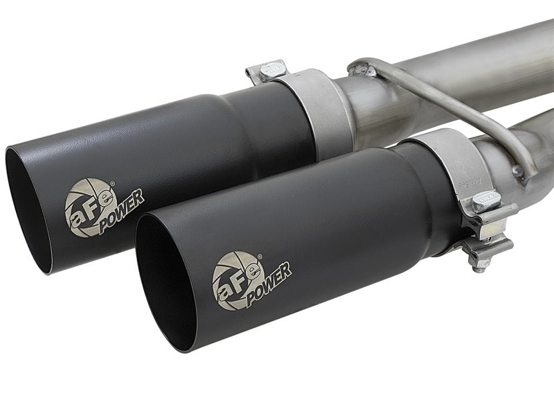aFe Rebel Series 3in 409 SS Cat-Back Exhaust w/ Black - 49-46124-B