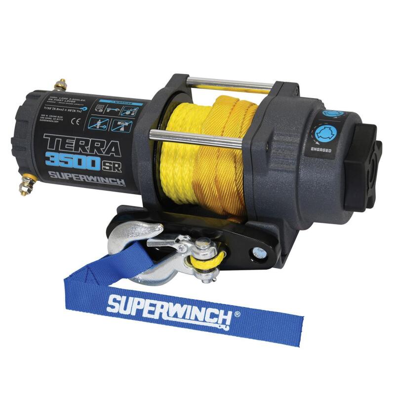 Superwinch 3500 LBS 12V DC 7/32in x 32ft Synthetic Rope - 1135270