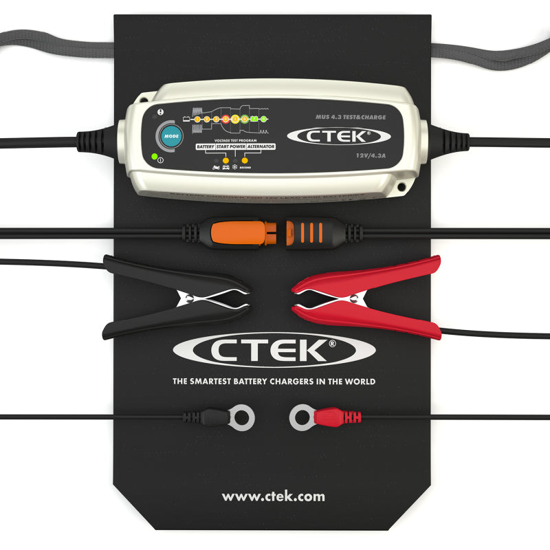 CTEK Battery Charger - MUS 4.3 Test & Charge - - 56-959