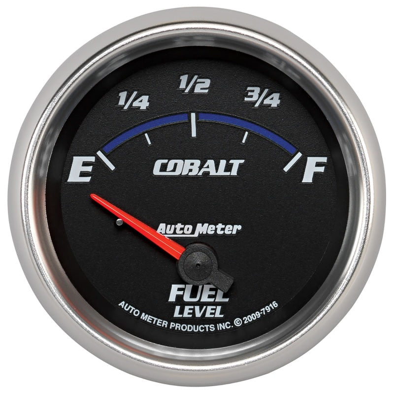 Autometer Cobalt 66.7mm 240-33 ohms Short Sweep Electronic Fuel Level - 7916