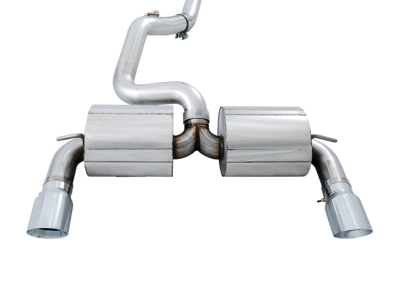 AWE Tuning Ford Focus RS Touring Edition Cat-back Exhaust- Non-Resonated - 3015-32088