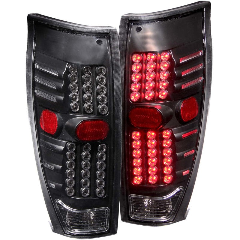 ANZO 2002-2006 Chevrolet Avalanche LED Taillights Black - 311115