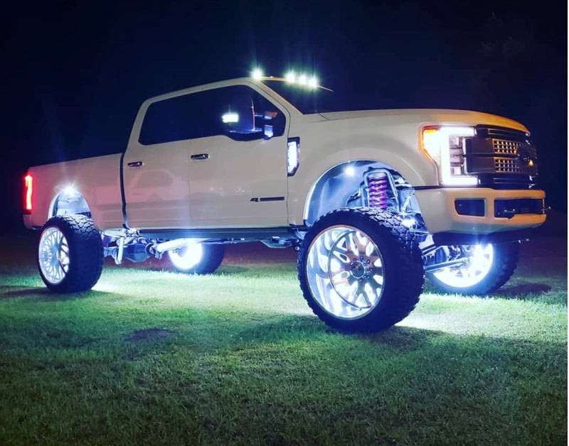 Oracle LED Illuminated Wheel Rings - Double LED - White - 4228-001