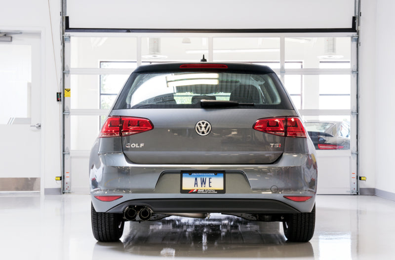 AWE Tuning VW MK7 Golf 1.8T Track Edition Exhaust w/Diamond - 3020-23022