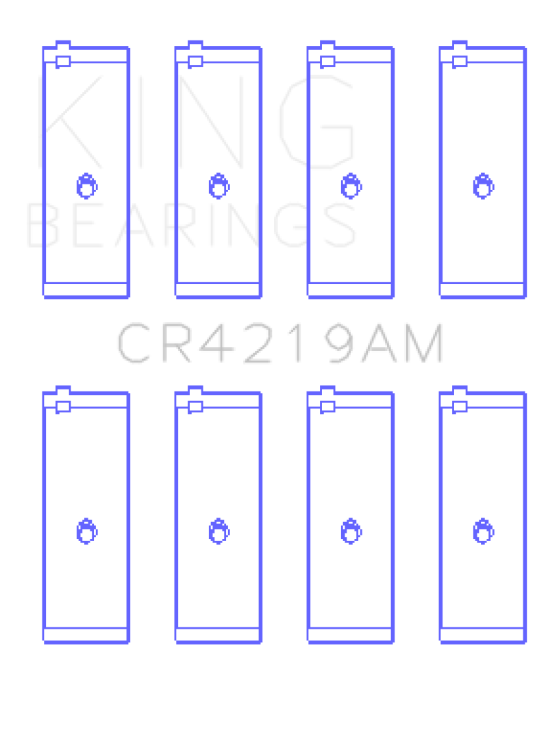 King Toyota 1RZ Connecting Rod Bearing Set - CR4219AM