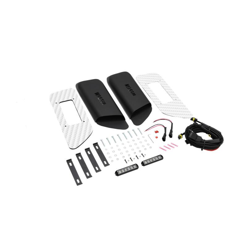 Westin 18-20 Jeep Wrangler JL 2dr LED Hood Scoops - - 62-41115