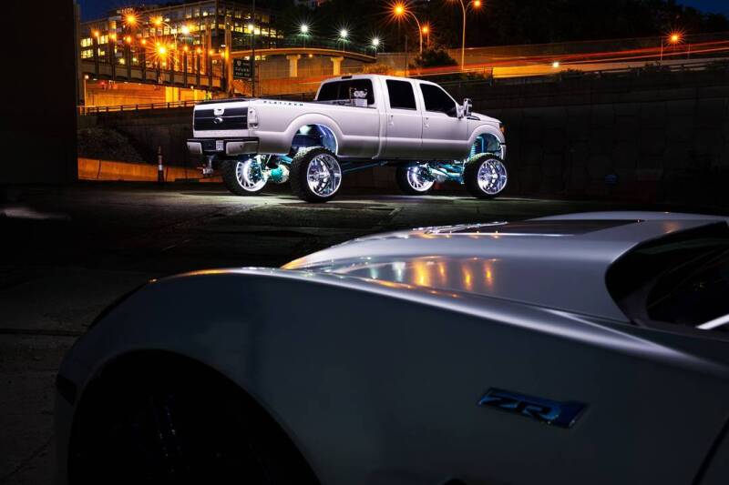 Oracle LED Illuminated Wheel Rings - Double LED - White - 4228-001