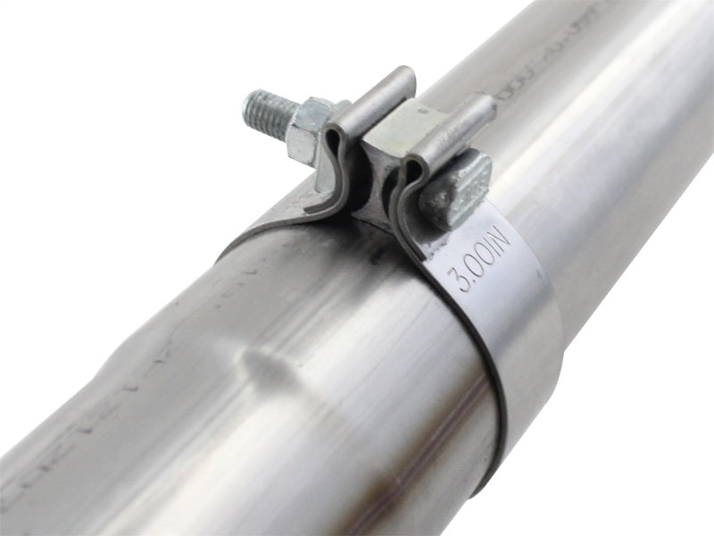 aFe MACHForce XP SS Exhaust 3in Cat-Back w/4.5in Polished Tip - 49-43067-P