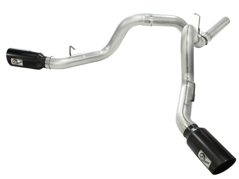 aFe MachForce XP Exhaust 4inch DP-Back All SS 2011-14 GM - 49-44043-B