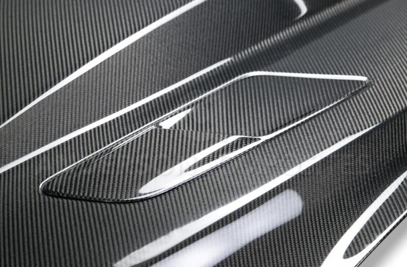 Anderson Composites 15-17 Ford Mustang (Excl. GT350/GT350R) Double Sided Carbon - AC-HD15FDMU-CJ-DS