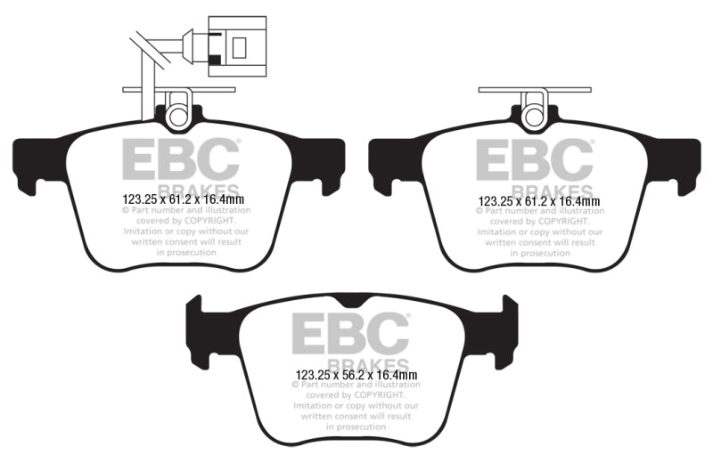 EBC Yellowstuff Brake Pad Sets (Rears Only) - DP42295R