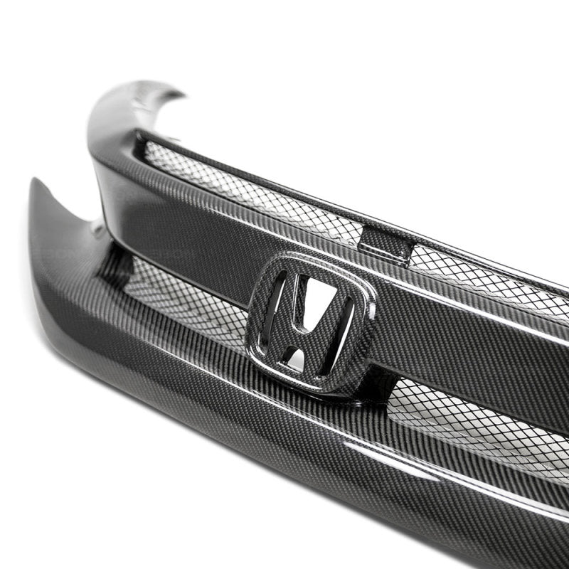 Seibon 16-18 Honda Civic OEM-Style Carbon Fiber Front Grill - FG16HDCV4D