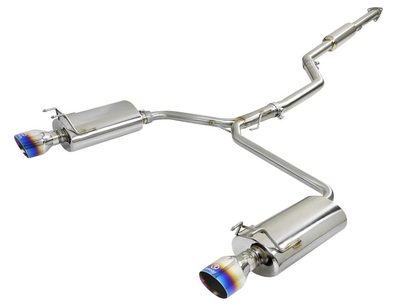 aFe Takeda 2.5-1.75in 304 SS Cat-Back Exhaust System 13-17 Honda - 49-36605-L