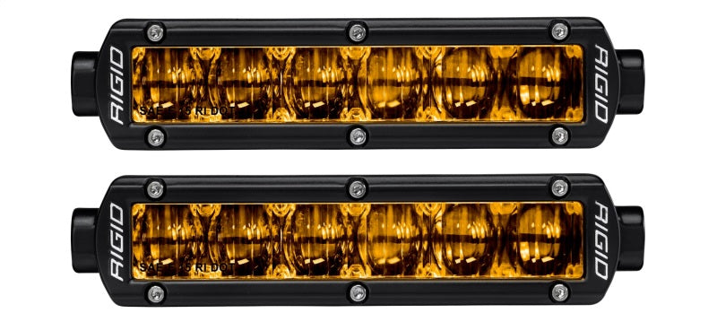 Rigid Industries 6in SR-Series Pro Dot / SAE Fog Lights - 906704