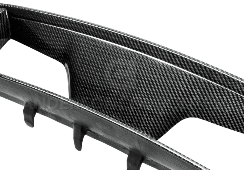 Anderson Composites 10-14 Ford Mustang/Shelby GT500 Front Upper Grille (w/ - AC-UG1213FDGT-C