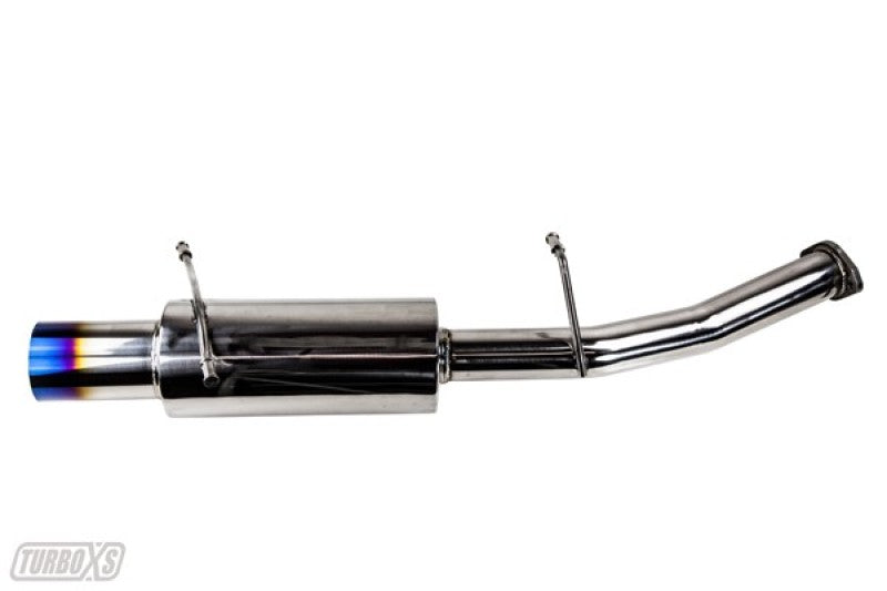 Turbo XS 02-07 WRX-STi Rear Muffler Assembly w/ Titanium Tip - WS02-RMA-TI