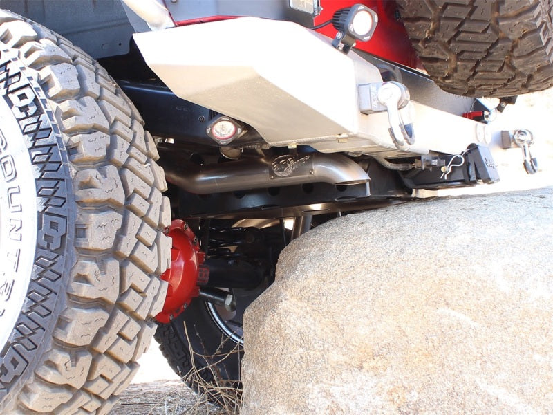 aFe Scorpion Exhaust System, Cat Back Aluminized Hi-Tuck 07-14 Jeep - 49-08040