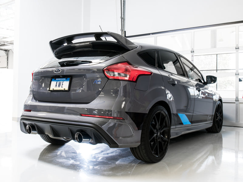 AWE Tuning Ford Focus RS Touring Edition Cat-back Exhaust- Non-Resonated - 3015-32088