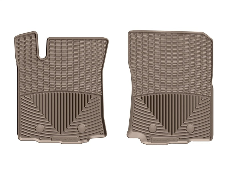 WeatherTech 2018+ Toyota Tacoma Front Rubber Mats - Tan - W378TN