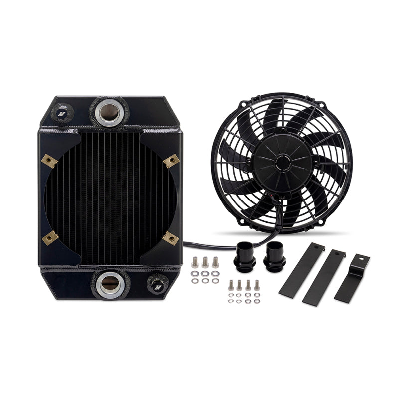 Mishimoto Universal Drag Race Performance Aluminum Radiator - Black - MMRAD-UNI-DRGBK