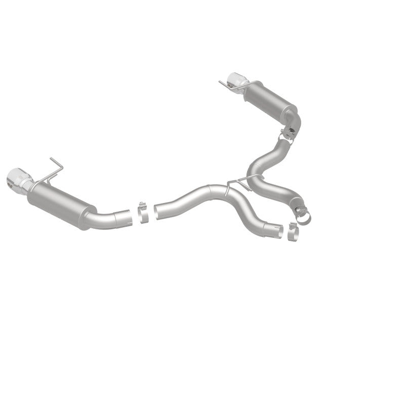 MagnaFlow Axle Back, SS, 3in, Competition, Dual Split Polished 4.5in - 19103