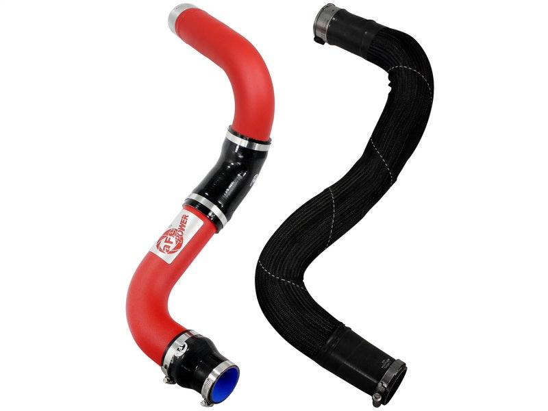 aFe Bladerunner 3in Red Intercooler Cold Side w/ Couplings Ram - 46-20179-R