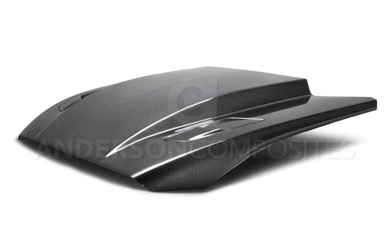 Anderson Composites 15-17 Ford Mustang (Excl. GT350/GT350R) Double Sided Carbon - AC-HD15FDMU-CJ-DS