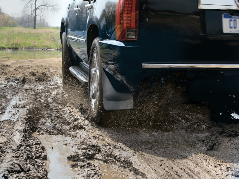 WeatherTech 07-11 GMC Yukon Denali No Drill Mudflaps - Black - 110008-120012