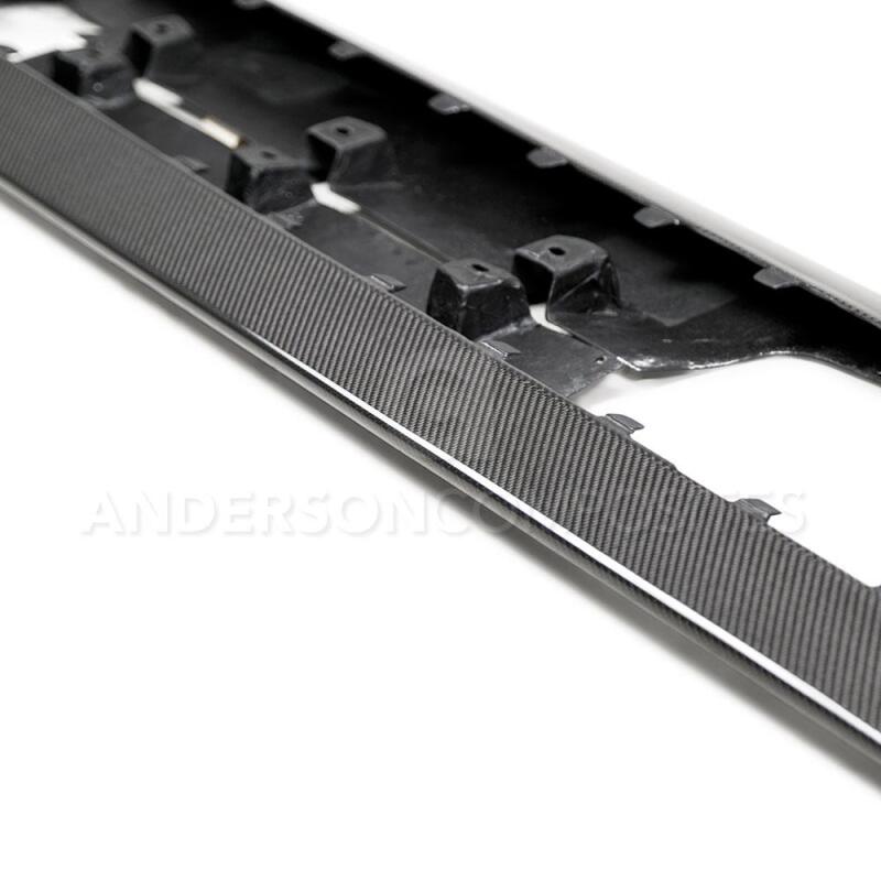 Anderson Composites 2020 Ford Mustang Shelby GT500 Carbon Fiber Rocker - AC-SS20FDMU500