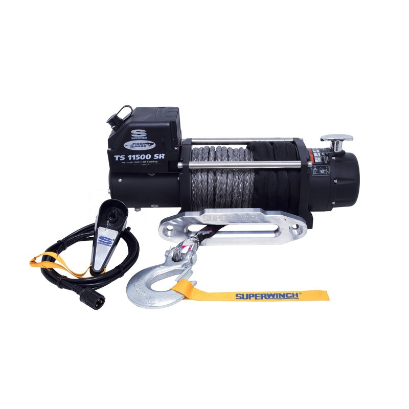 Superwinch 11500 LBS 12V DC 3/8in x 80ft Synthetic Rope - 1511201