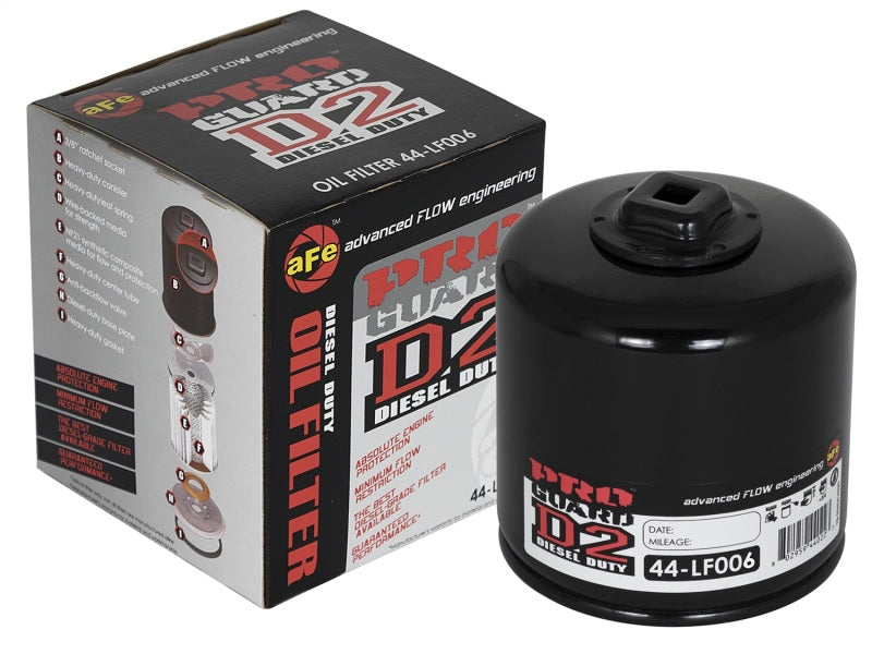 aFe Pro GUARD D2 Oil Filter 74-08 Dodge Gas Truck - 44-LF006-MB