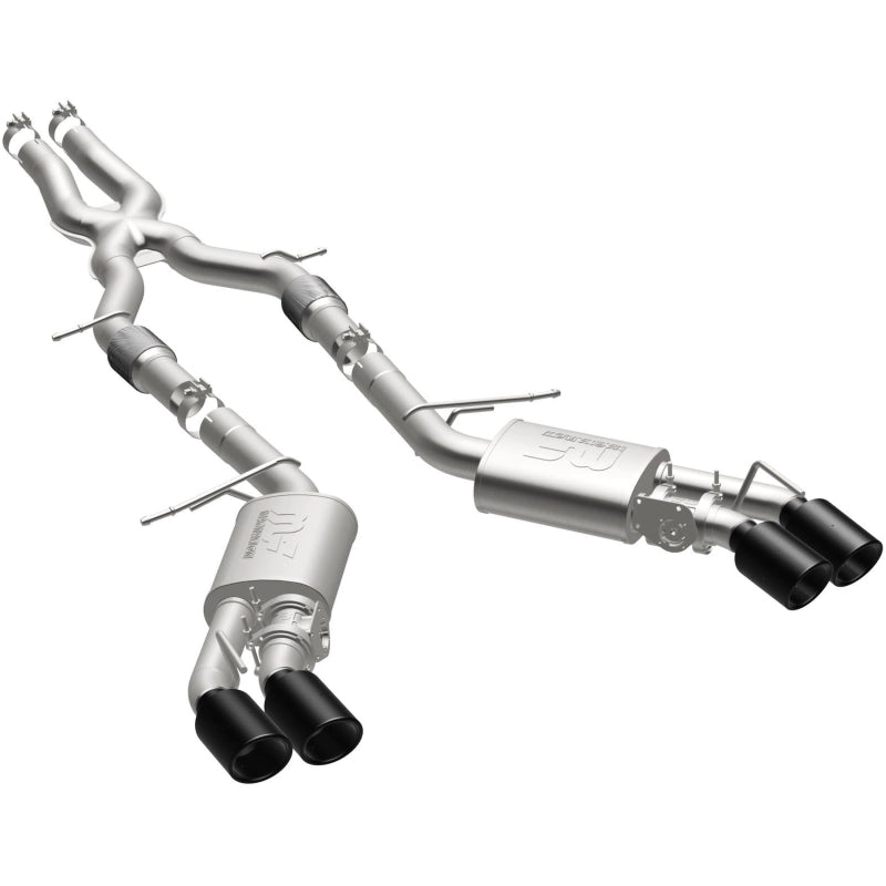 MagnaFlow SYS Cat-Back 2015-2017 Cadillac CTS-V 6.2L Quad 4in Carbon - 19011
