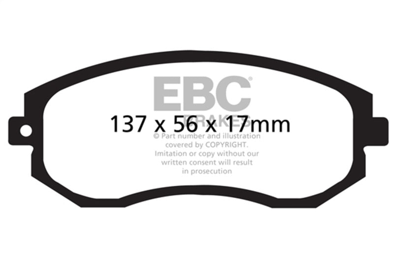 EBC Redstuff Brake Pad Sets (Fronts Only) - DP31884C